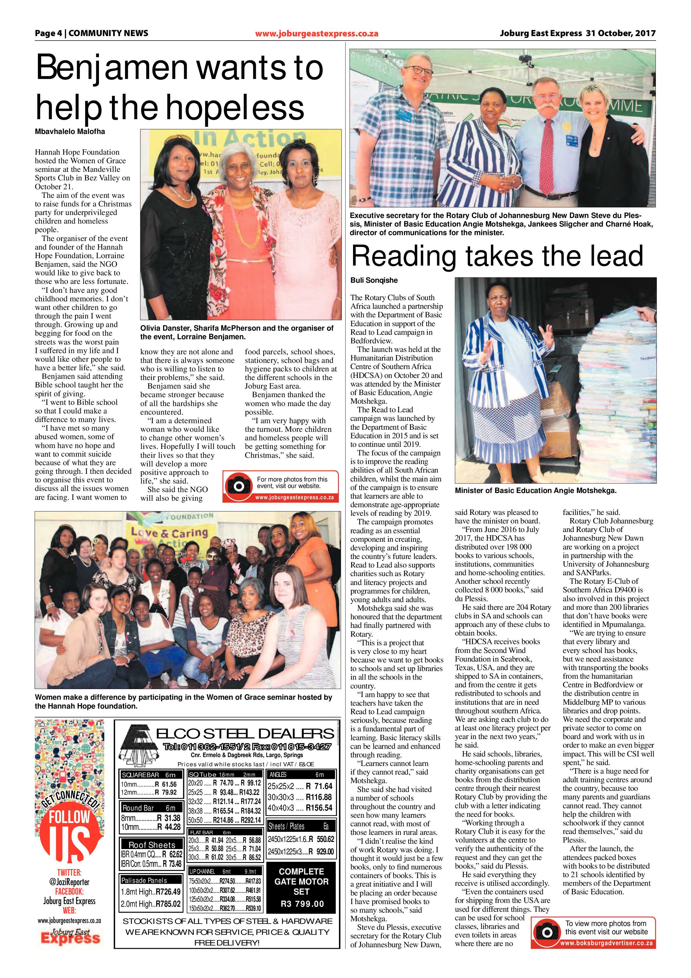 Joburg East Express 31 October 2017 page 4