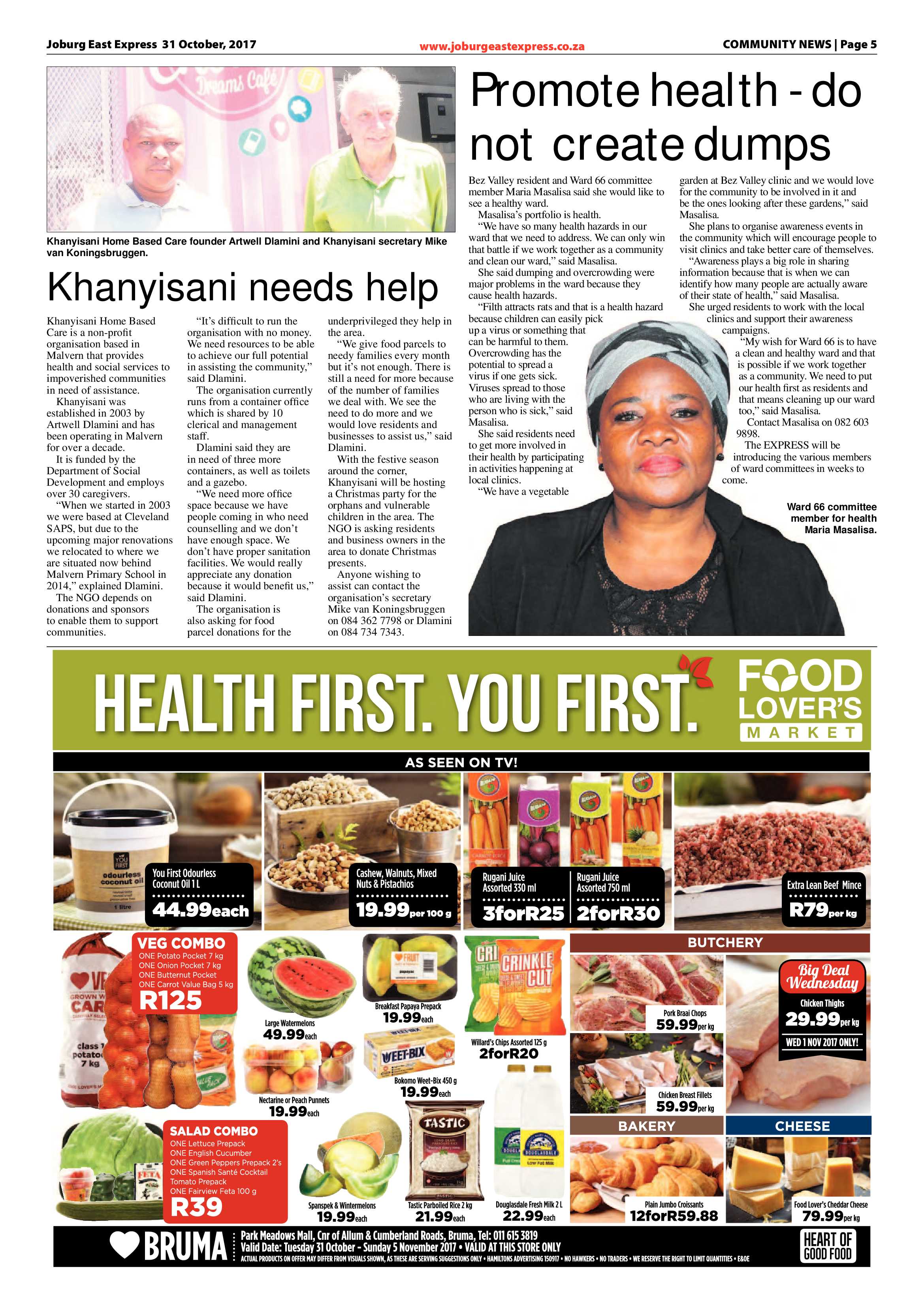 Joburg East Express 31 October 2017 page 5