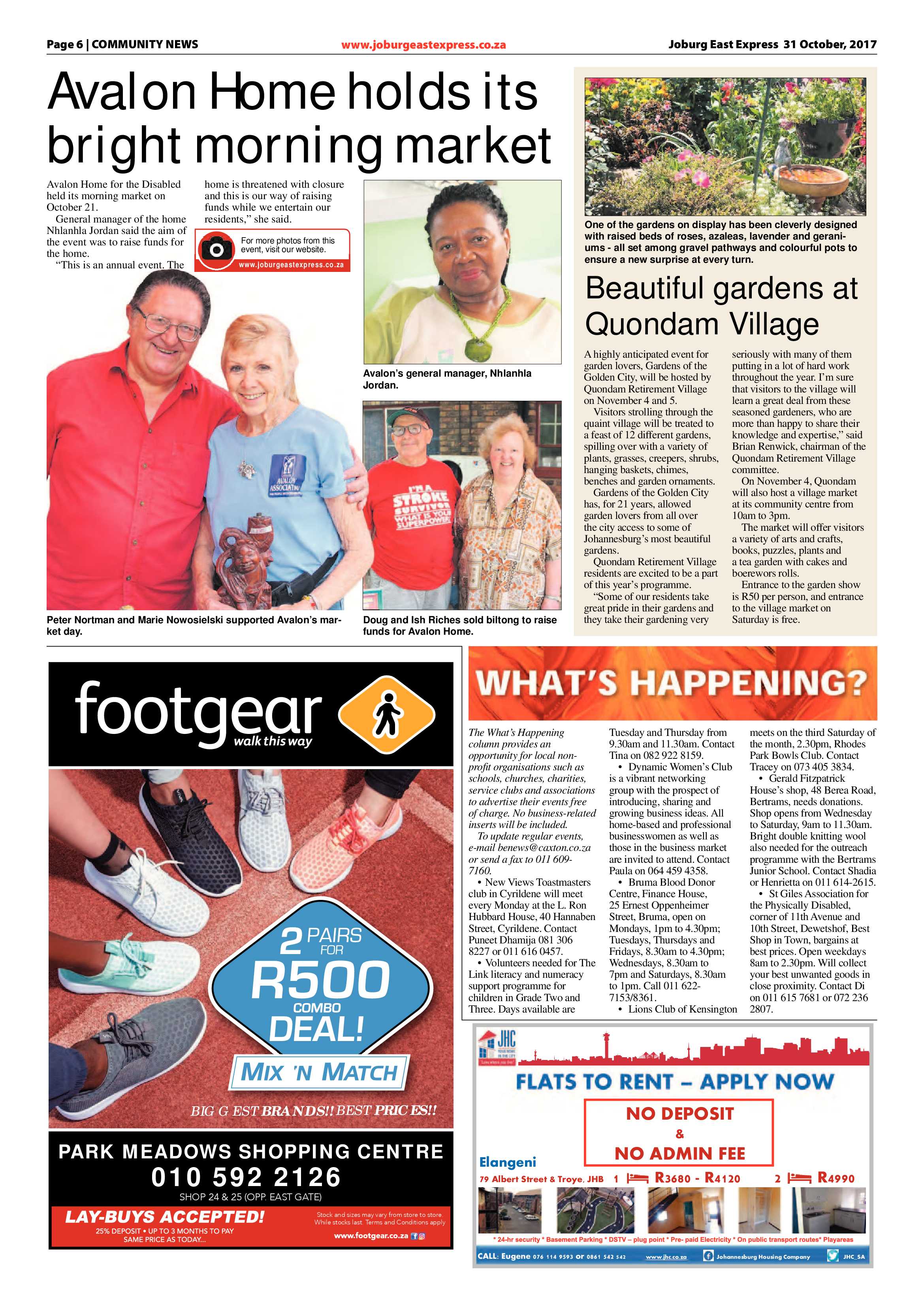 Joburg East Express 31 October 2017 page 6