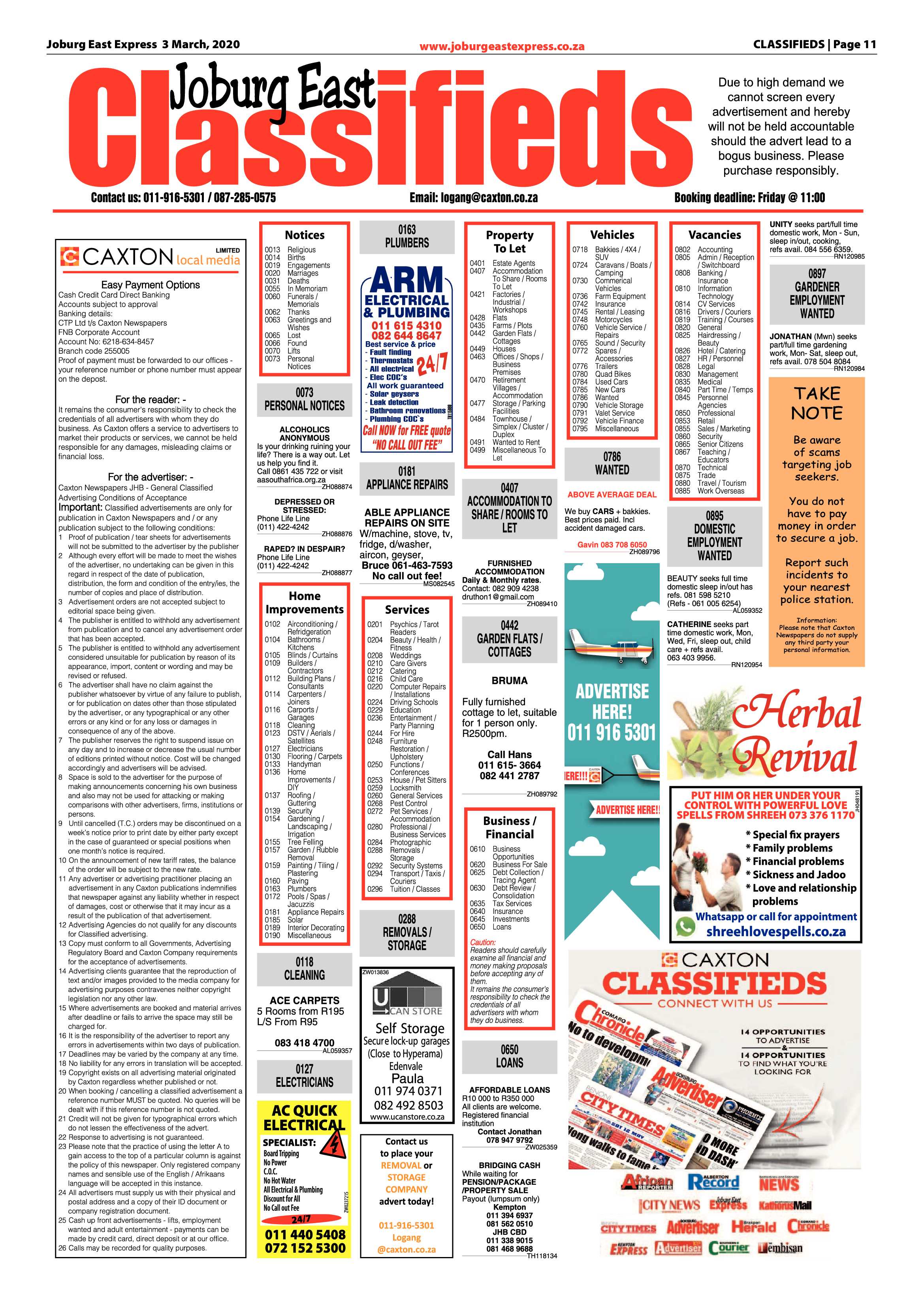 Joburg East Express 3 March 2020 page 11