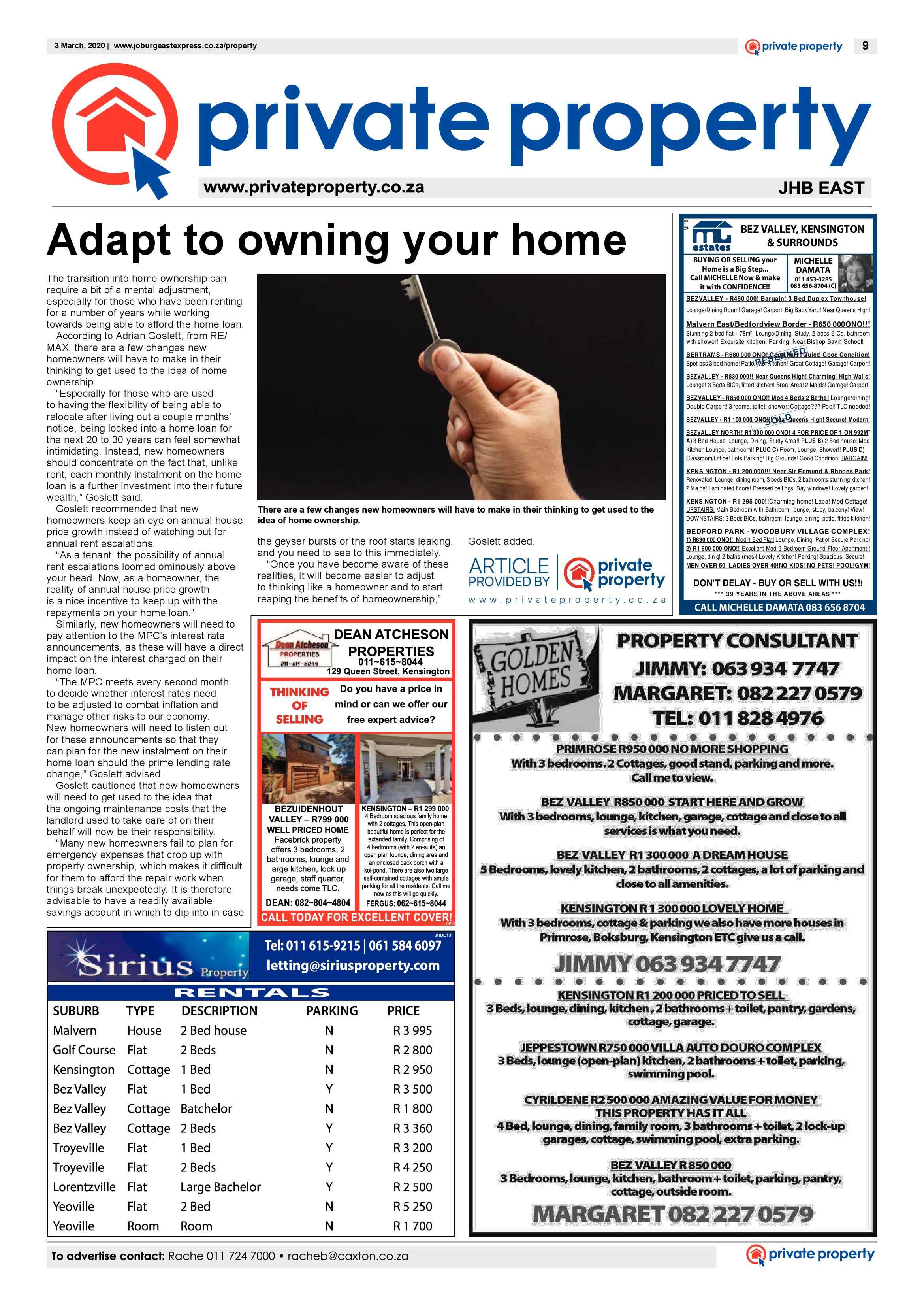 Joburg East Express 3 March 2020 page 9