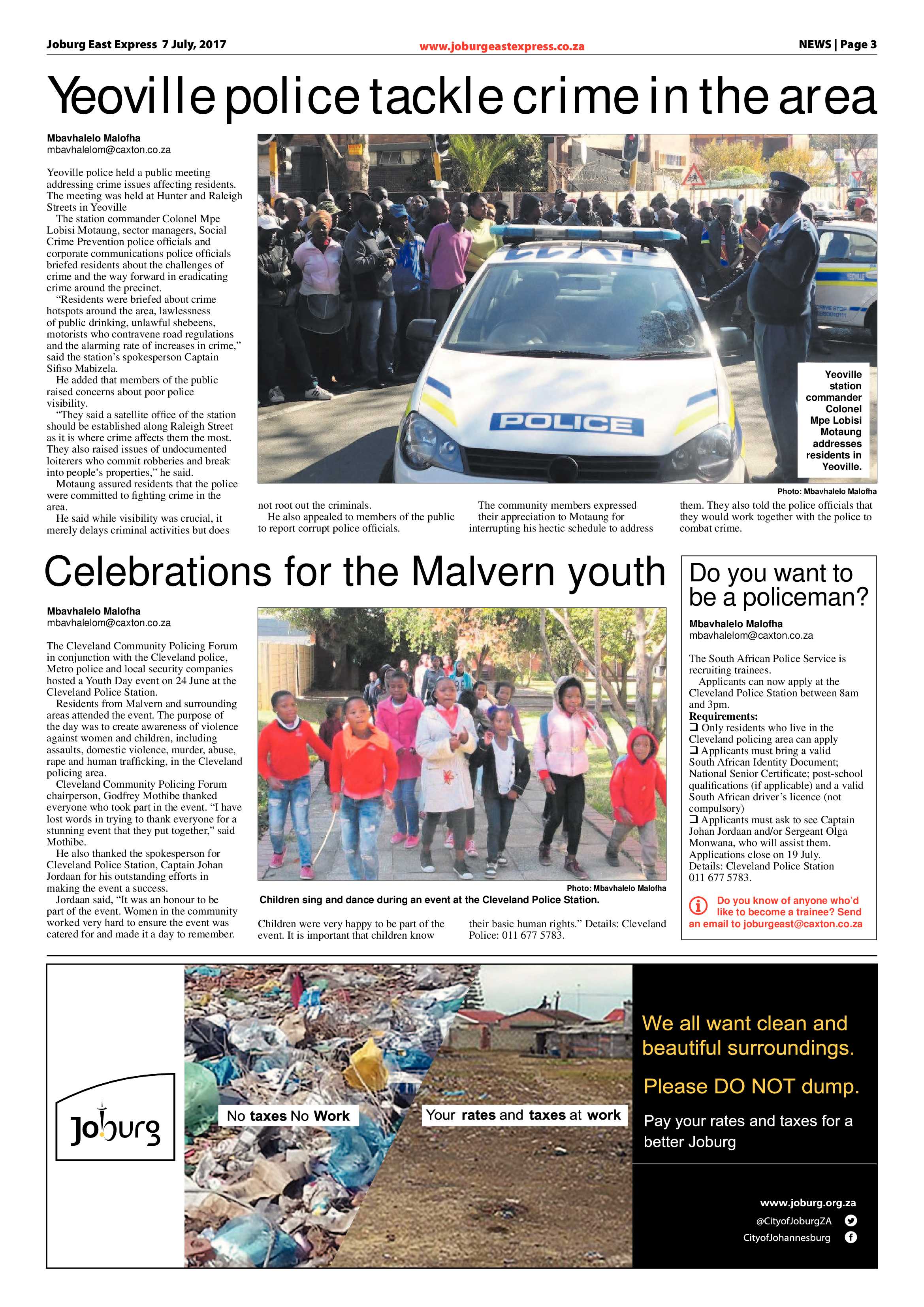 Joburg East Express 7 July 2017 page 3