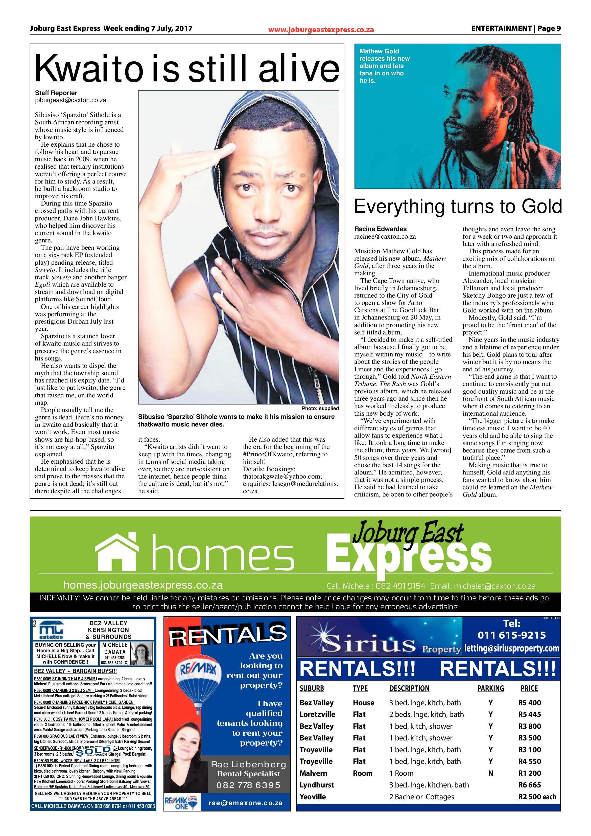 Joburg East Express 7 July 2017 page 9